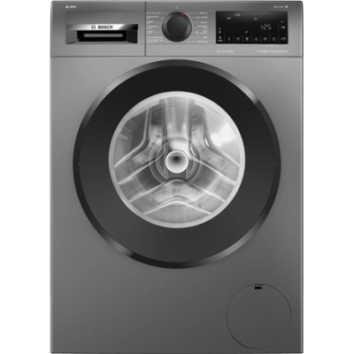 Bosch Washing Machine | WGG244RFSN | Energy efficiency class A | Front loading | Washing capacity 9 kg | 1400 RPM | Depth 59 cm | Width 59.8 cm | Display | LED | Grey