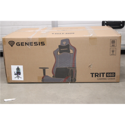 SALE OUT. Genesis Gaming Chair Trit 660 RBG, Grey | Genesis Gaming Chair | Trit 660 RBG | Grey | DAMAGED PACKAGING, USED, SCRATCHED
