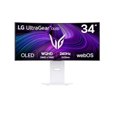 LG | 34GX90SA-W | 34 " | OLED | 21:9 | 240 Hz | 1 ms | 3440 x 1440 pixels | 250 cd / m² | HDMI ports quantity 2 | White
