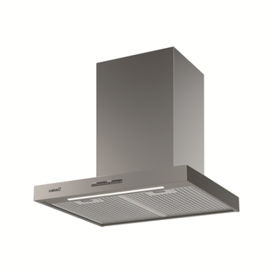 CATA Hood | SYGMA 6010 X | Wall mounted | Energy efficiency class A | Width 70 cm | 802 m³ / h | Electronic | LED | Grey