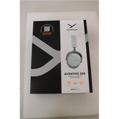 SALE OUT. Beyerdynamic AVENTHO 300 nordic grey Bluetooth ANC Headphones incl. hard case, USB-C cable, USB-A adapter & 3.5mm jack cable | Beyerdynamic Wireless Over-ear Headphones | AVENTHO 300 | Bluetooth | ANC | Nordic Grey | DEMO