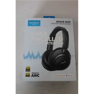 SALE OUT. Anker Soundcore Space Q45 Over-ear Headphones, Black | Anker Soundcore Headphones | Space Q45 | Bluetooth | Over-ear | Microphone | USED, DIRTY | Wireless | Black