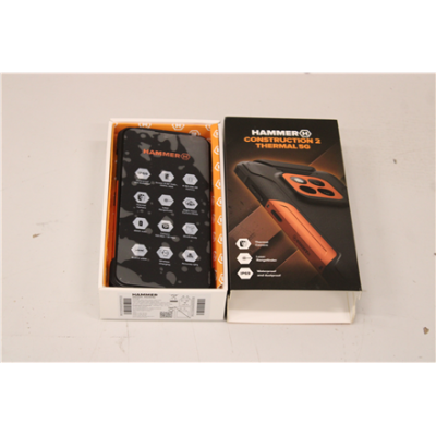 SALE OUT. HAMMER Construction 2 Thermal 5G (Orange) DS 6.58" IPS 1080x2408 / 2GHz / 256GB / 8GB RAM / Android 14 / microSD / WiFi,BT,5G | Hammer Construction | 2 Thermal 5G | Orange | 6.58 " | IPS | 1080 x 2408 pixels | Mediatek | Dimensit