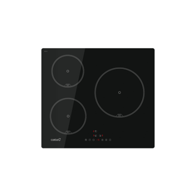 CATA Hob | IB 6403E2 BK | Induction | Number of burners / cooking zones 3 | Touch | Timer | Black