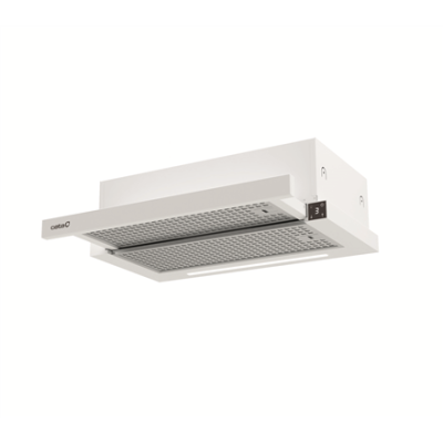 CATA Hood | TFH 6430 GWH | Telescopic | Energy efficiency class A+ | Width 59.8 cm | 391.5 m³ / h | Electronic | LED | White