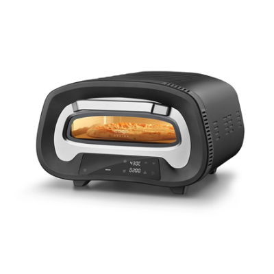 Caso Pizza Oven | PizzaChef 430° | 2200 W | Black / Silver