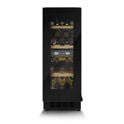 Caso Wine cooler | WineDeluxe WDU 18 | Energy efficiency class F | Built-in | Bottles capacity 18 | Black