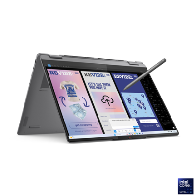 Lenovo Yoga 7 2-in-1 16ILL10 | Luna Grey | 16 " | OLED | Touchscreen | 2.8K WQXGA+ | 2880 x 1800 pixels | Intel Core Ultra 7 | 258V | 32 GB | Soldered LPDDR5x | Solid-state drive capacity 1000 GB | Intel Arc Graphics 140V | Windo