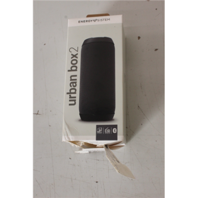 SALE OUT. Energy Sistem Urban Box 2 Bluetooth speaker, Onyx | Energy Sistem Speaker | Urban Box 2 | DAMAGED PACKAGING | 10 W | Bluetooth | Onyx | Wireless connection