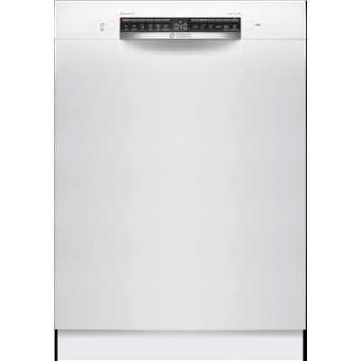 Bosch Dishwasher | SMU4HMW02S | Built-in | Width 60 cm | Number of place settings 14 | Number of programs 6 | Energy efficiency class D | Display | AquaStop function | White