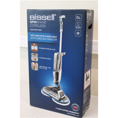 SALE OUT. Bissell SpinWave Cordless MultiFunctional Cleaner | Bissell Mop | SpinWave | Cordless operating | Washing function | Blue / Titanium | 18 V | DAMAGED PACKAGING