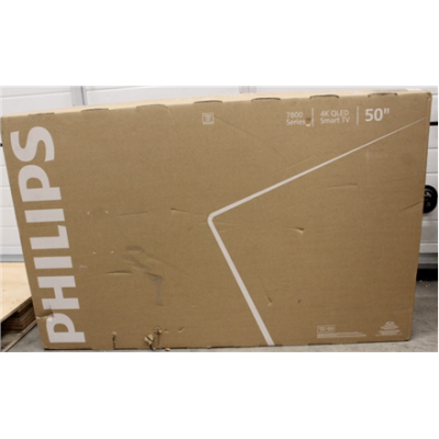 SALE OUT. Philips 50PUS7810 / 12 50" (126cm) QLED 4K TV | Philips 50PUS7810 / 12 | 50 | Smart TV | TITAN OS | UHD | Black | DAMAGED PACKAGING