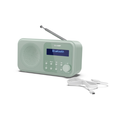 Sharp DR-P420(GN) Tokyo Portable Digital Radio