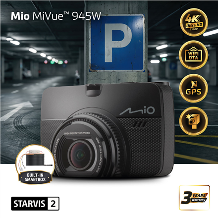 Mio MiVue 945W Premium 4K, STARVIS